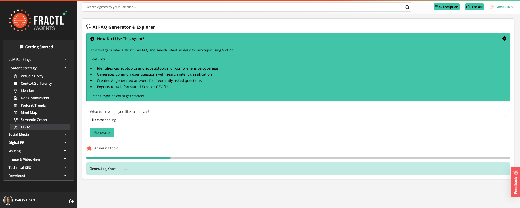 AI FAQ Agent Dashboard